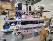 1 x Floating Shelf Unit with Four Shelves