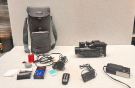 1 x JVC GR-M7E Compact VHS Video Camera With Carry Bag And Accessories - Tested/Working - Ref: