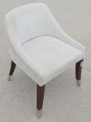 1 x Premium Upholstered Boudoir Chair - Recently Removed From A Luxury 5-Star Hotel - Ref: