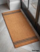 1 x Triple Stripe Doormat - Natural - Ref: GTC566/RC - CL1017 - Location: Altrincham WA14Condition