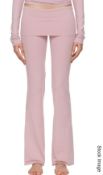 1 x Pair of SKIMS Cotton Jersey Foldover Pants in Dusk Pink - Size: S / UK 2-6 - RRP £68.00
