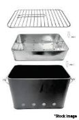 1 x Square Bucket Bbq - Colour: Ink - Ref: GTC617/RC - CL1017 - Location: Altrincham WA14Condition