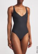 1 x SKIMS Body Plunge Bodysuit in Onyx Black - Size: M / UK 12-14 - Original Price £80.00