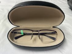 1 x Genuine Pair of ALAIN MIKLI Designer Eyeglasses in Case, Handmade in France - Original Value £