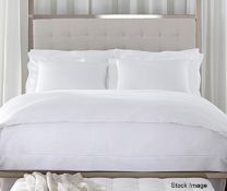 1 x SFERRA Giza 45 Egyptian Cotton Sateen Pillow Sham in White, 12x16