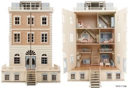 1 x LITTLE FOREST ANIMALS 'House Of New York' Luxury 1.2-Metre Furnished Doll's House - RRP £1,199