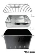1 x Square Bucket Bbq - Colour: Ink - Ref: GTC618/RC - CL1017 - Location: Altrincham WA14Condition