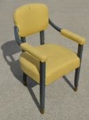 10 x Commercial Dining Chairs with Padded Armrests - Recently Removed From A Luxury 5-Star Hotel -