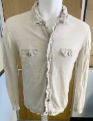 1 x ADOLFO DOMINGUEZ Men's Designer Linen Shirt, Size 5 (EU 50) - Ref: LB501 - CL1020 - NO VAT ON