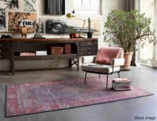 1 x WECON HOME 'Silhouette Flashback' Retro-style Modern Carpet Rug (12193-01)