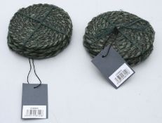8 x Woven Mug Mats In Green - Ref: GTC788/GTRC20 - CL1017 - Location: Altrincham WA14Condition