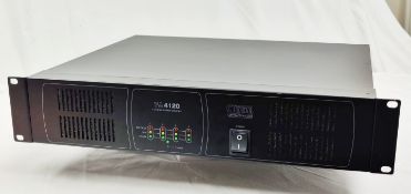 1 x CLOUD Contractor Series 4 Channel Power Amplifier - VA4120 - 120W Per Output Channel - RRP £1048