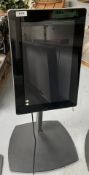 1 x Digital Advertisement Signage Screen with Audio and WiFi - Powered by Android - Floor Mounted