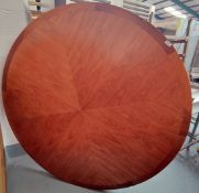 1 x Banqueting 1.8m Quarter Bookmatched Walnut Veneer Restaurant Table Top