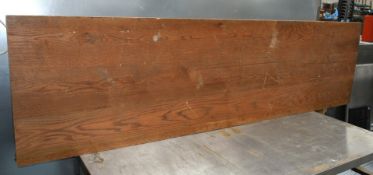 1 x Large Rectangular 8.5m Wooden Banqueting Table Top - Dimensions: L259 x W70 x D8.5 cms