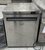 1 x Foster HR150 Undercounter Refrigerator Featuring a Stainless Steel Finish