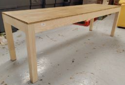 1 x Large 2.4m Banqueting Restaurant Dining Table - Dimensions: H75 x W240 x D70 cms