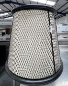 1 x Large Diamond Mesh Pendant Light Fitting - Removed from a Restaurant Environment
