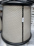 1 x Large Diamond Mesh Pendant Light Fitting - Removed from a Restaurant Environment