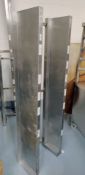 1 x Stainless Steel Wall Mounted Double Shelf for Commercial Kitchens - Dimensions: H50 x W180 x D30
