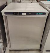 1 x Polar CD080 Single Door Undercounter Refrigerator - Stainless Steel Finish