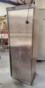1 x Polar CD082 C-Series Upright Single Door 400l Refrigerator - Stainless Steel Finish - RRP £1,100