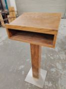 1 x Oak Presentation Lectern