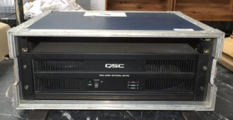 1 x QSC ISA 800Ti Professional Rackmount Amplifier in Protective Case