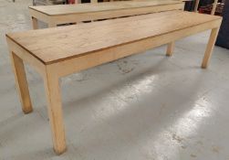 1 x Large 2.5m Banqueting Restaurant Dining Table - Dimensions: H75 x W250 x D70 cms
