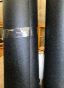 2 x Rolls Of Tarkett Safetred Commercial Grade Safety Flooring - Black - 50Sqm - RRP £3,000.00 -
