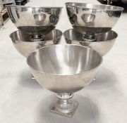 5 x Silver Tone Plated Terrines - Ex-Showroom Display Pieces - Ref: HBK435 / 7688099 WH2 - CL987 -