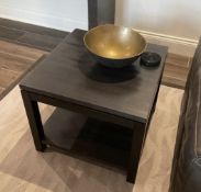 1 x JNL COLLECTION Luxury Japanese Bamboo Side Table, with Pull-out Extension - Original RRP £2,000