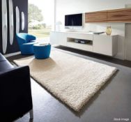 1 x ASTRA / GOLZE 'Como' Deep-Pile Carpet Rug in Dark Brown - Dimensions: 70 x 230cm - New /