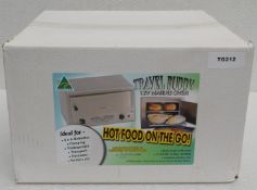 1 x Travel Buddy 12V Marine Oven - Australian Made Portable Camping Oven Hot Food On The Go -