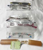 8 x Assorted Pairs of Glasses Spectacles Eyewear - Ref: LB625 - CL1020 - NO VAT ON THE HAMMER -