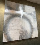 1 x Large Contemporary Abstract Artwork on Canvas - Original Price £418.00 - Recently Removed from a