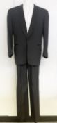 1 x MARCO CELLINI Men's 2-Piece Suit in Black - Ref: LB542 - CL1020 - NO VAT ON THE HAMMER -