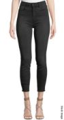 1 x Pair of L'AGENCE PARIS 'Margot' Ladies' High Rise Skinny Jean, Dark Graphite - Size: 23
