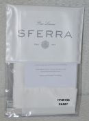 1 x SFERRA 'Boud 1835' Luxury 100% Egyptian Cotton Percale Boudoir Pillow Sham, 12X16