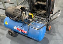 1 x Airmaster Tiger 16/1010 Turbo Portable Air Compressor - 100l 240v