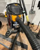 1 x Titan TTB775VAC Wet/Dry Vacuum Cleaner - 240v 1400w  20 Litre - Includes Hose and Spare Bag