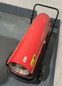 1 x Portable Forced Air Heater by Trueshopping - 40,000 BTU, Electric, Maximum Temperature 800°C