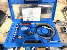 1 x Pneumatic Micro Grinding / Polishing Kit with Case and Accessories