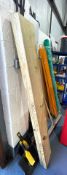 2 x Pressure Treated Wooden Planks - Approx 8ft x 1ft - ideal for Construction, Fencing or Decking