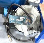 1 x Erbauer Air Metal Hose Reel, featuring a 15m (49.2 ft) hose with a 3/8