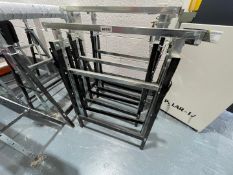 1 x Folding Sheet Metal Rack - Metal Construction - Typically Supports 226.8-453.6kg