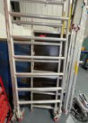 1 x Loyal eTrade King eTK-3000 Mobile Scaffold Tower - Aluminum Construction