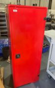 1 x Industrial Metal Storage Cabinet - Ventilated with a Perforated Back