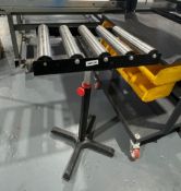 1 x Adjustable Roller Conveyor with 5 Rollers