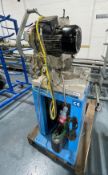 1 x Pertici Univer Single Head Mitre Chop Saw on Stand - 3 Phase